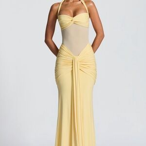 BABYBOO Vixen maxi dress lemon